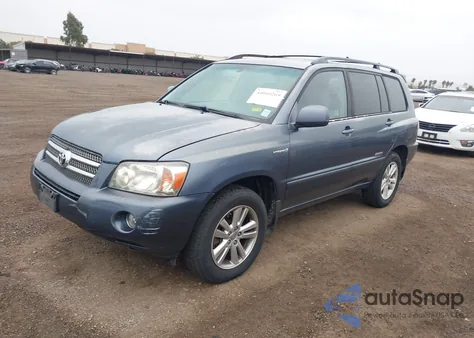 2007 Toyota Highlander Hybrid Limited V6 из США, поврежденный, VIN JTEDW21A470022172